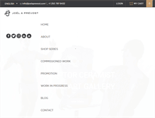 Tablet Screenshot of joelaprevost.com